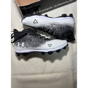 Under Armour Spotlight Fran RM 2.0 Football Cleat Men 13 Black White 3025083-001